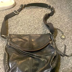 The Sak. Silver lake alll in Buttery Black Leather